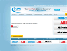 Tablet Screenshot of mavielektronik.com.tr
